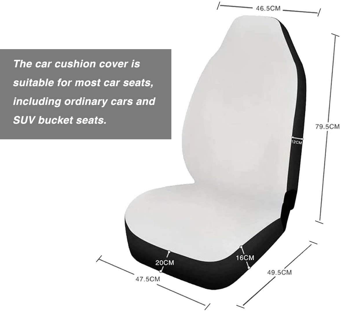 XYZCANDO 14-in-1 Car Interior Accessories Set - Elastic Steering Wheel Cover, Breathable Seat Covers, Non-Slip Floor Mats, Headrest & Armrest Protectors, Safety Seatbelt Covers - Perfect for Firefighters, Truck & SUV Drivers, Long Commutes & Road Trips