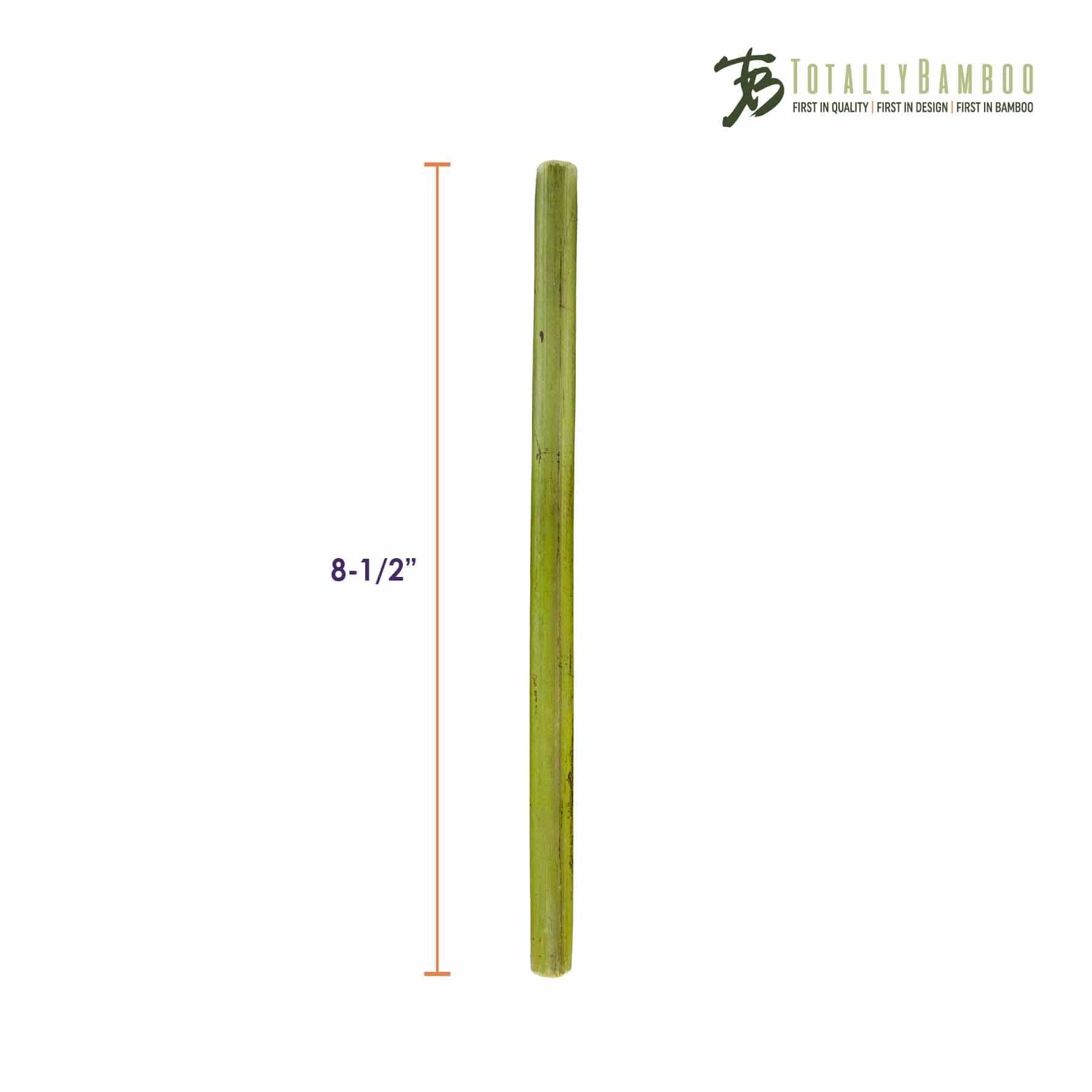 Eco-Friendly Reusable Bamboo Drinking Straws - 8 Pack Set for Smoothies, Cocktails & Iced Coffee - Sustainable & Biodegradable Alternative to Plastic Straws
