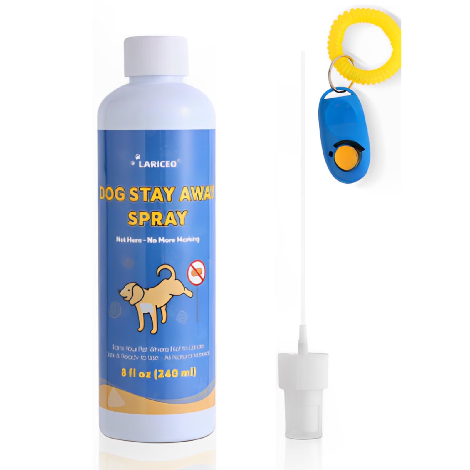 8 oz Dog Repellent Spray - Safe & Effective Training Solution to Stop Dogs from Peeing Indoors | Pet Behavior Correction Spray | Perfect for Home, Yard & Furniture Protection