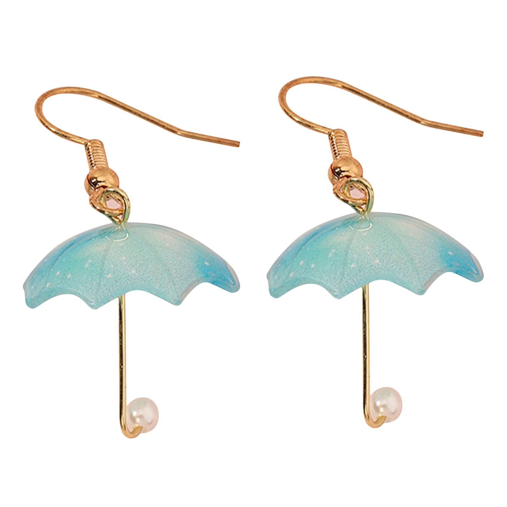 3D Cute Resin Umbrella Drop Earrings - Waterproof Mini Umbrella Dangle Jewelry for Women Girls Teens - Perfect Gift for Rainy Days & Fashion Accessories