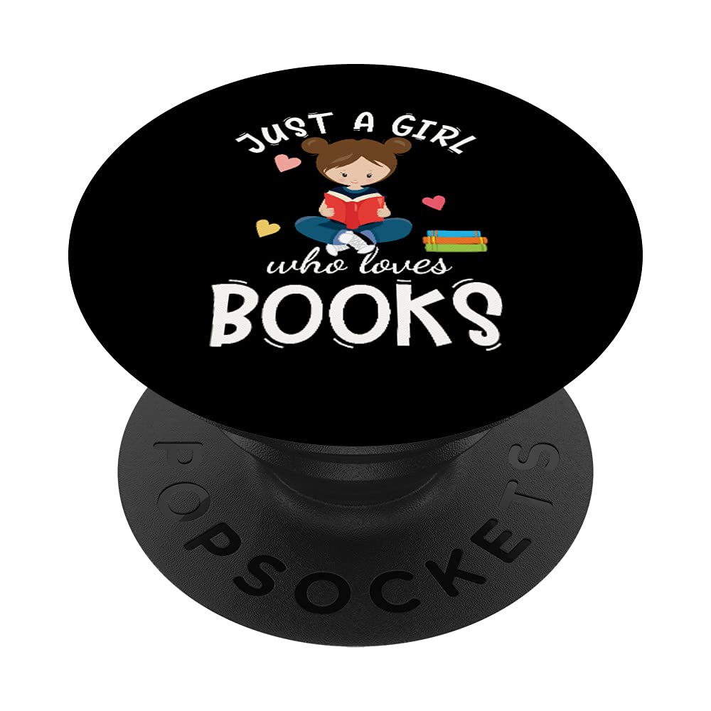 Book Lover PopSockets Swappable PopGrip - Custom Phone Grip & Stand for Readers, Bookworms & Bibliophiles - Perfect for Reading, Commuting & Phone Protection