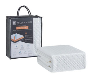 Waterproof Queen Size Mattress Protector Set of 4 - Hypoallergenic Bed Bug Proof Cover for Allergy Relief & Dust Mite Protection - Perfect for Homes, Hotels, Dorms & Guest Rooms