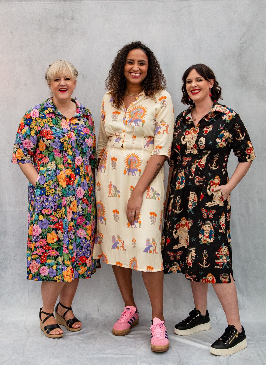 Emporia Patterns Zoe Dress - Stylish Women's Floral Summer Dress for Casual Outings & Beach Vacations