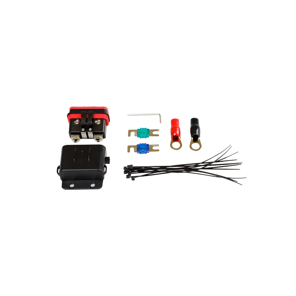 Marine Grade Fuse Holder with 4AWG Input/Output - Waterproof & Corrosion Resistant for Boats, RVs, and Marine Electrical Systems