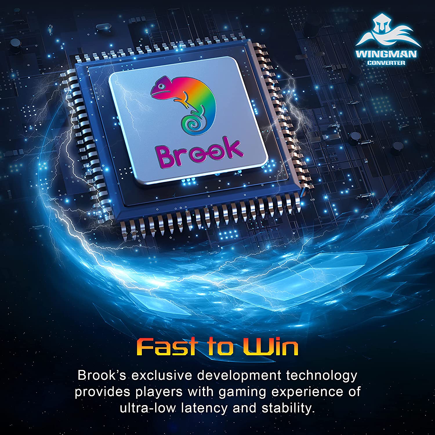 Brook Wingman PS2 to USB Adapter Converter - Play PS2 Games on PC, PS3, PS4 & PS5 - Perfect for Retro Gaming & Competitive Play