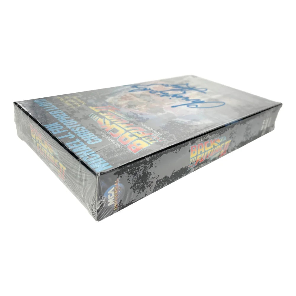 Christopher Lloyd Autographed Back to the Future II VHS Tape 1989 - JSA Certified - Collectible Movie Memorabilia - Perfect for Fans, Gift Giving & Home Theater Displays