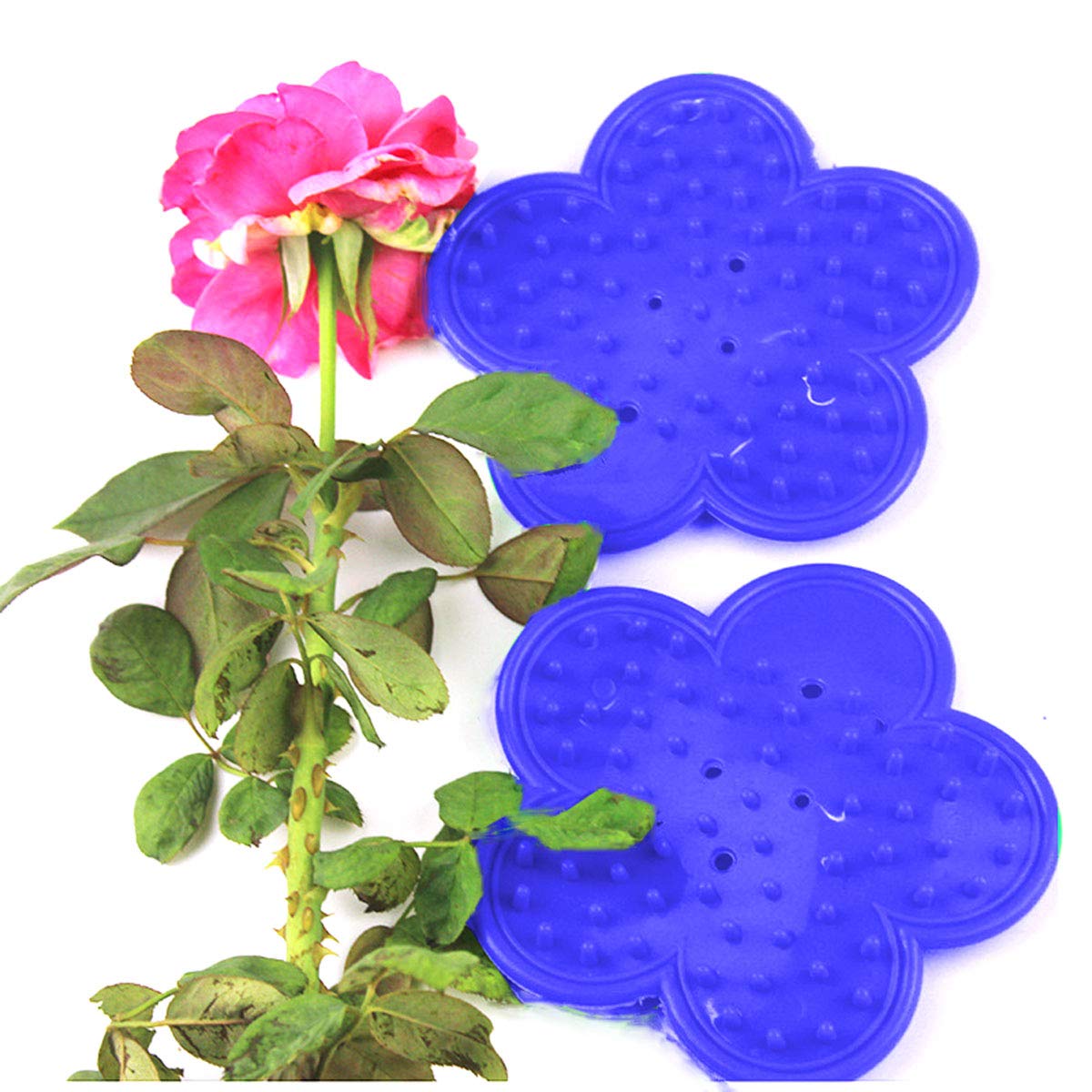3-Pack Rose Thorn Stripper Tool Set - 2 Plastic & 1 Metal Rose Stem Strippers for Florists | DIY Garden Flower Thorn Remover for Bouquets, Arrangements & Wedding Flowers | Perfect for Professional Florists & Home Gardeners