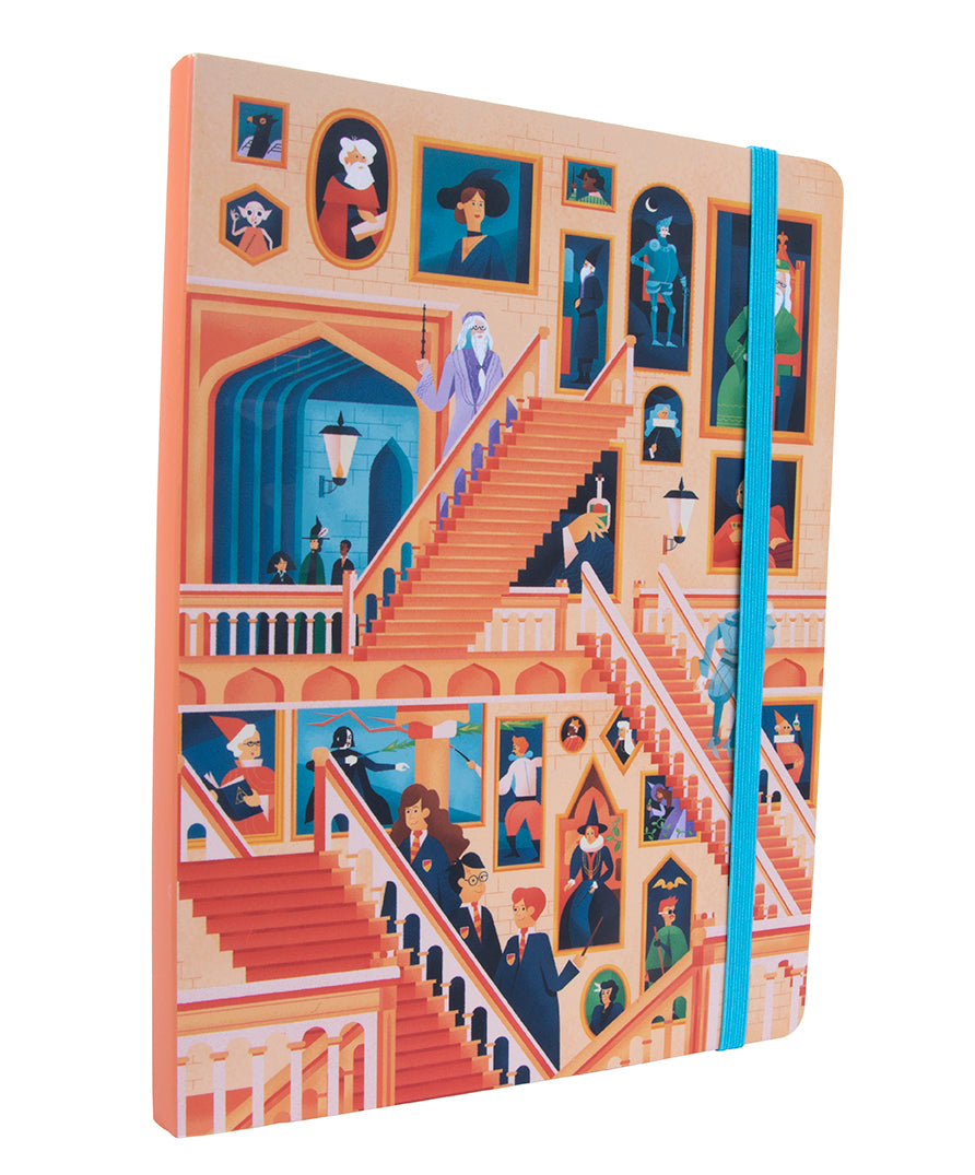 Harry Potter Hogwarts Grand Staircase Notebook - Official Wizarding World Collectible Journal for Writing, Sketching & Note Taking - Perfect Gift for Potterheads, Students & Fantasy Fans