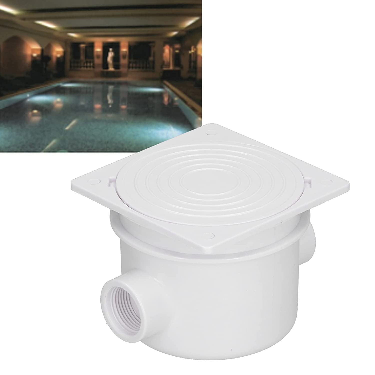 2 Pack Waterproof Electrical Junction Box - IP68 Rated Dustproof & Submersible Outdoor Wire Connector for Garden Lights, Landscape Lighting, Pool Lights & Outdoor Floodlights - Ideal for Wet Locations & Underwater Use