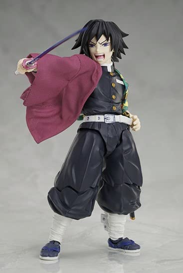 Aniplex BUZZmod Demon Slayer: Kimetsu no Yaiba Giyuu Tomioka 1/12 Scale Action Figure - Anime Collectible for Display & Cosplay Inspiration