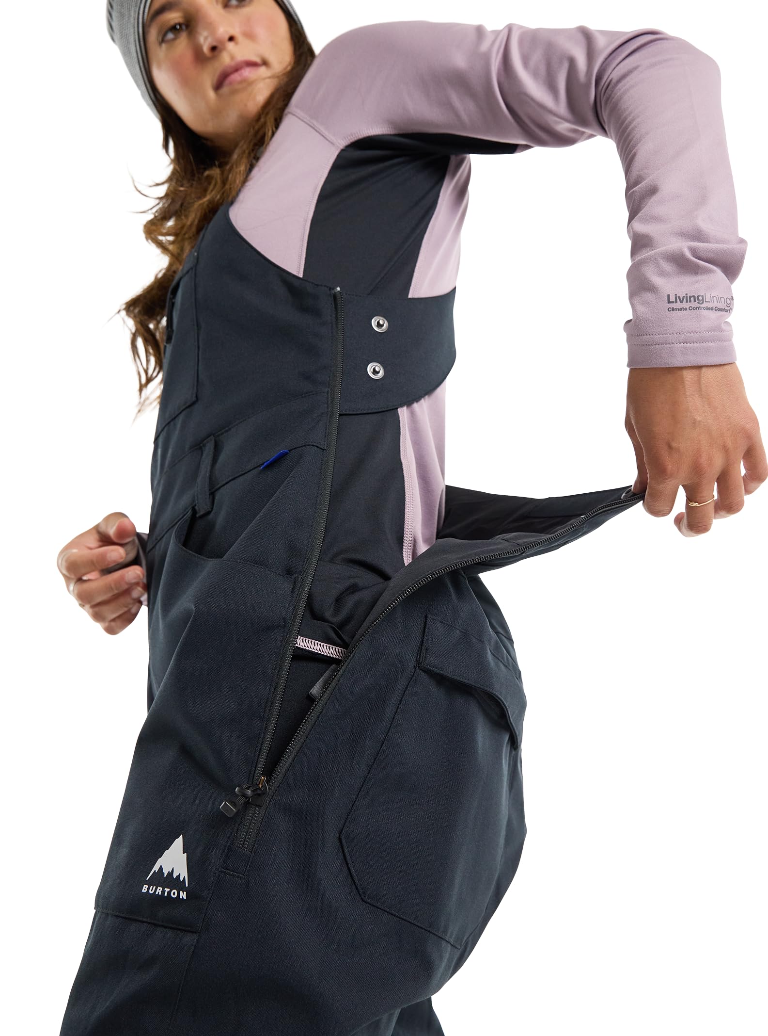 Burton Unisex Avalon 2L Bib Snow Pants (Tall) - Waterproof Insulated Ski Bib Overalls for Men & Women - Perfect for Snowboarding, Skiing & Winter Outdoor Activities