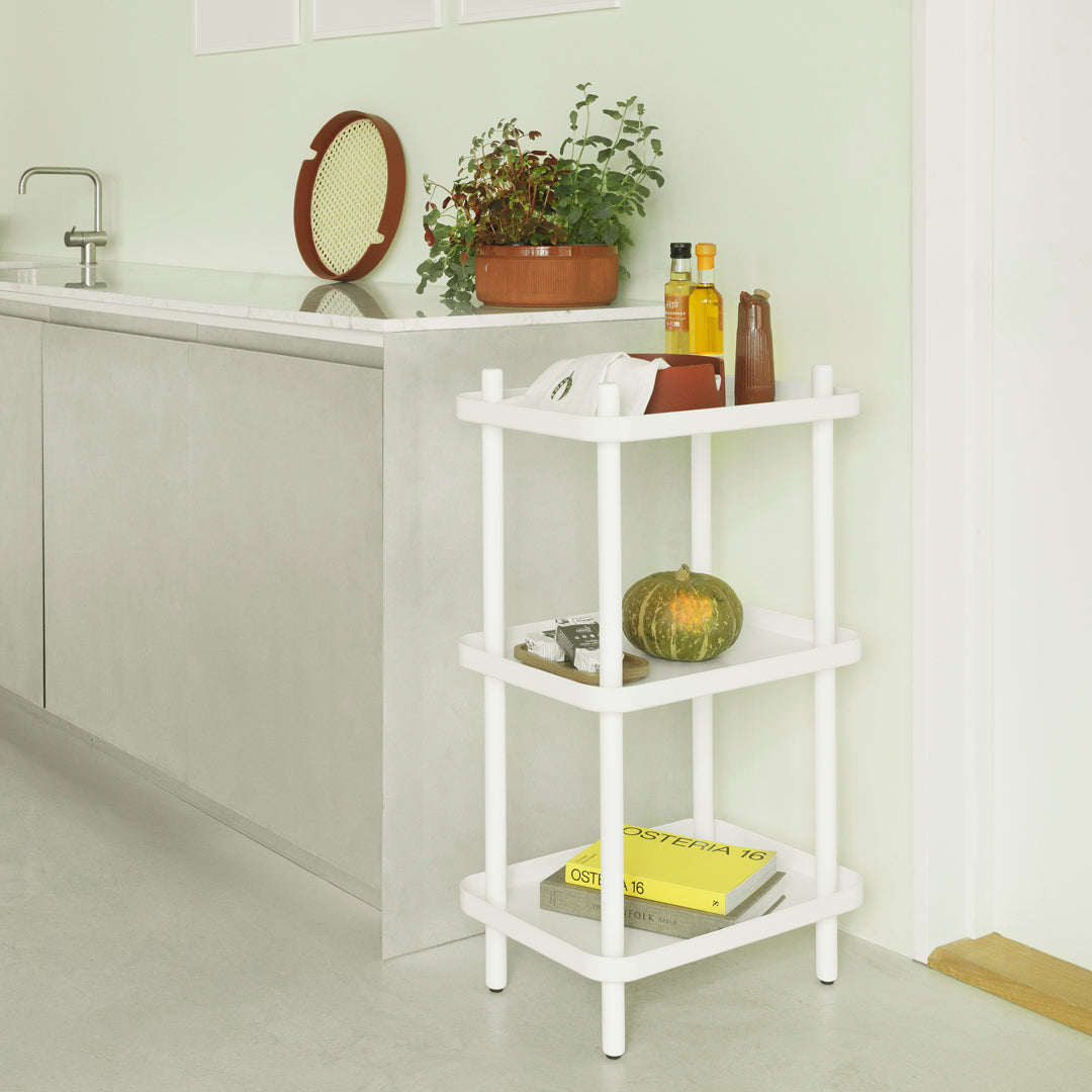 Simon Legald Block Shelf by Normann Copenhagen - Modern Wooden Wall Shelf for Living Room, Bedroom & Office Decor