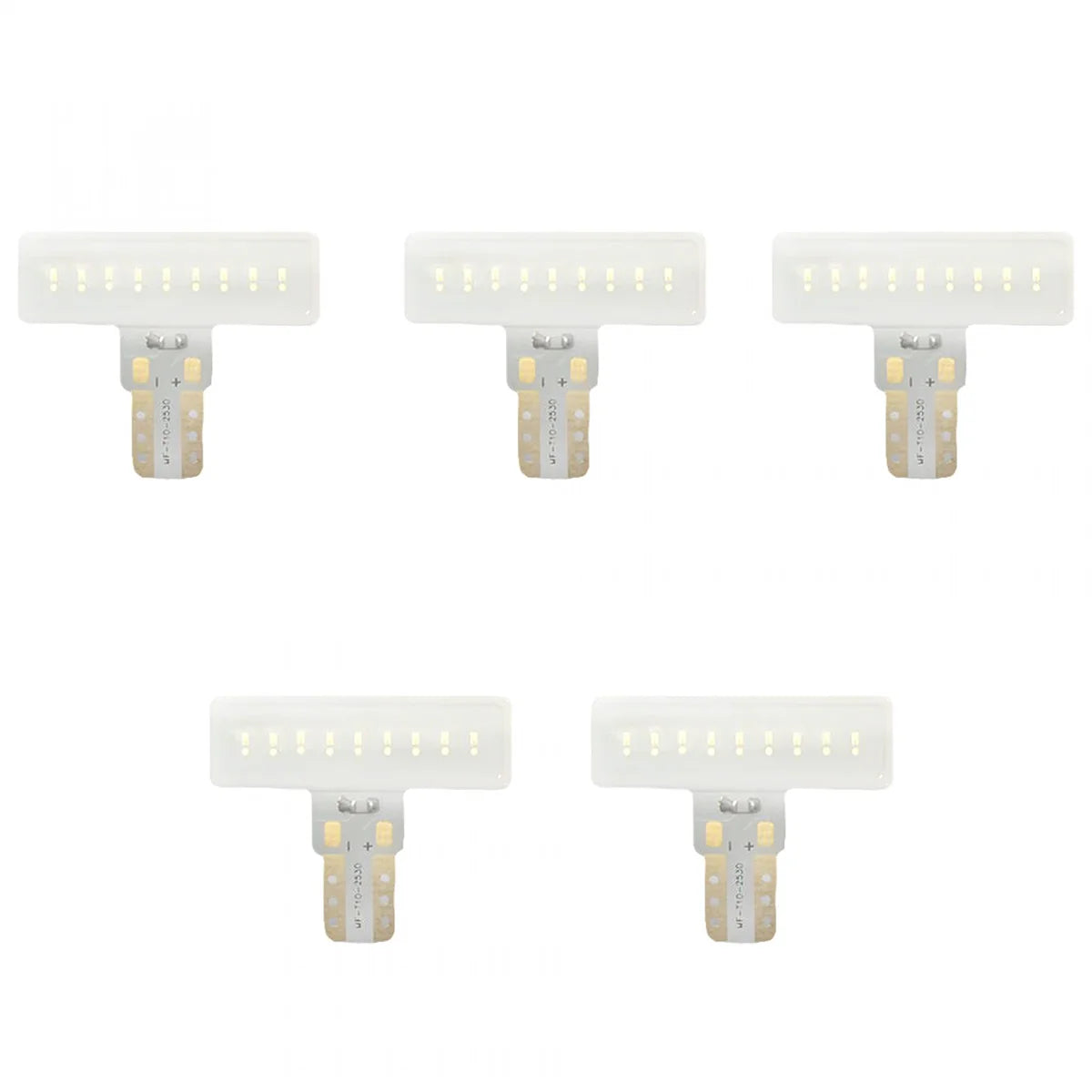 Ford Super Duty 1999-2016 LED Cab Light Bulbs - 3W White/Amber 5-Piece Kit - Upgrade Interior Lighting for Trucks & Off-Road Vehicles