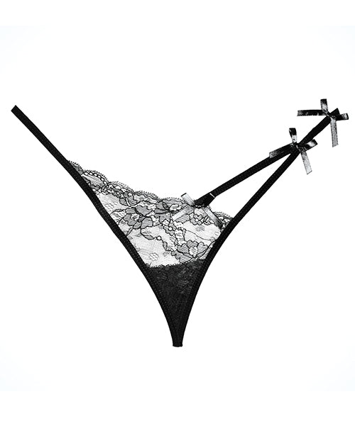 Adore Pixie Panty Black - One Size Women's Underwear for Everyday Comfort & Style | Perfect for Casual Wear, Sleep & Lounge
