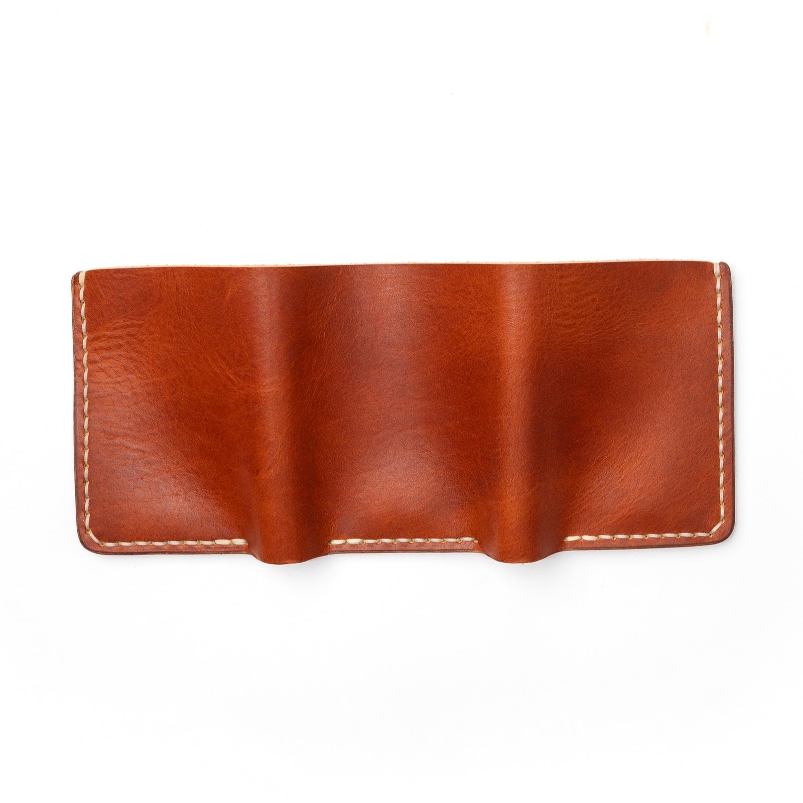 Last Batch: Genuine Leather Trifold Wallet in English Tan - Perfect for Men's Everyday Carry & Gift Giving