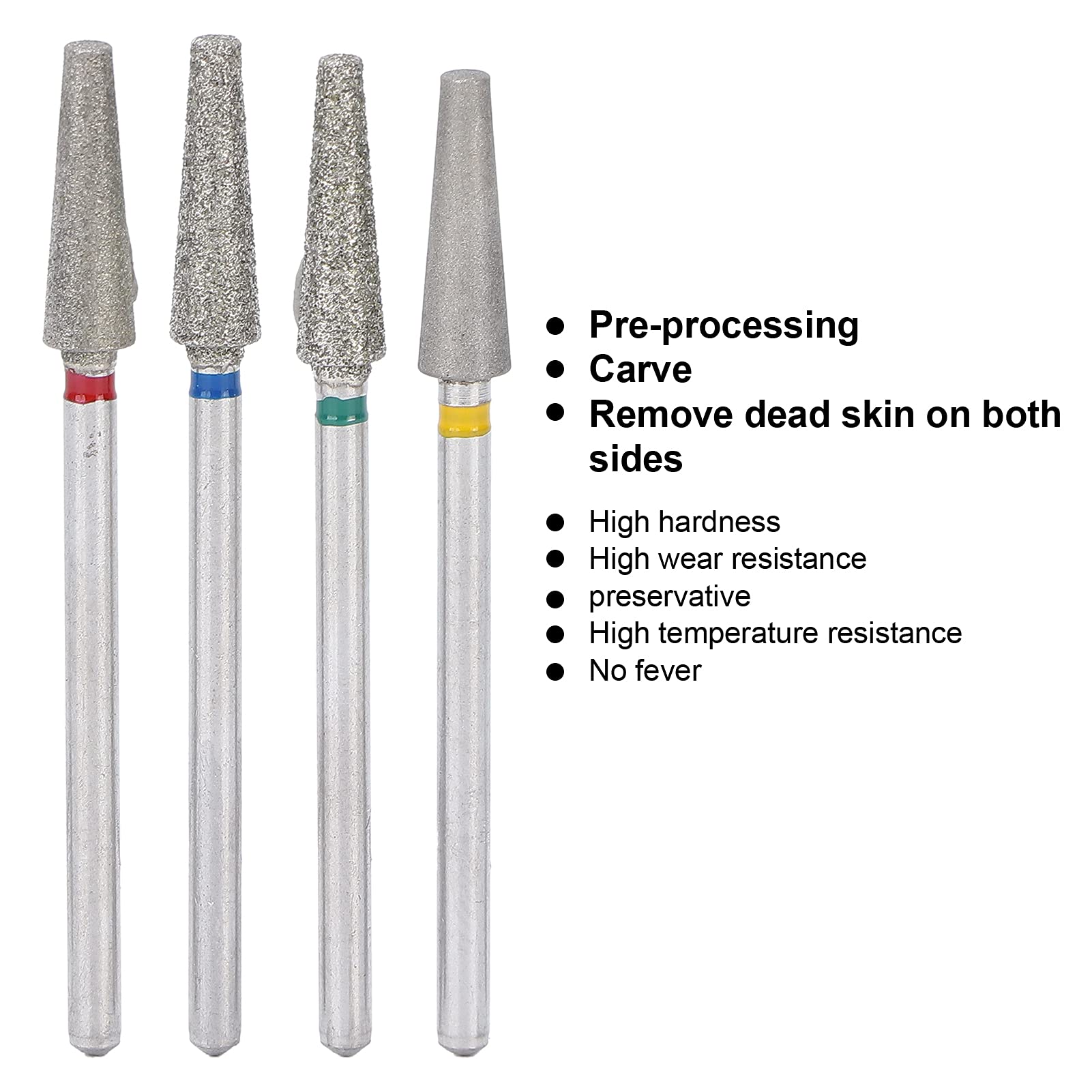 Professional Nail Grinding Head & Polish Drill Bits - Dead Skin Remover for Nail Salon & Home Use - Perfect for Nail Technicians & DIY Manicures - Ideal for Pedicures, Acrylic Nails & Gel Polish Removal