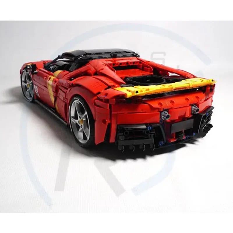 4550PCS MOC 143397 Ferrari SF90 Stradale Version 2.0 1:8 Scale Model Building Blocks Kit - Perfect for Collectors, DIY Enthusiasts & Ferrari Fans | Display, Gift, or Creative Play