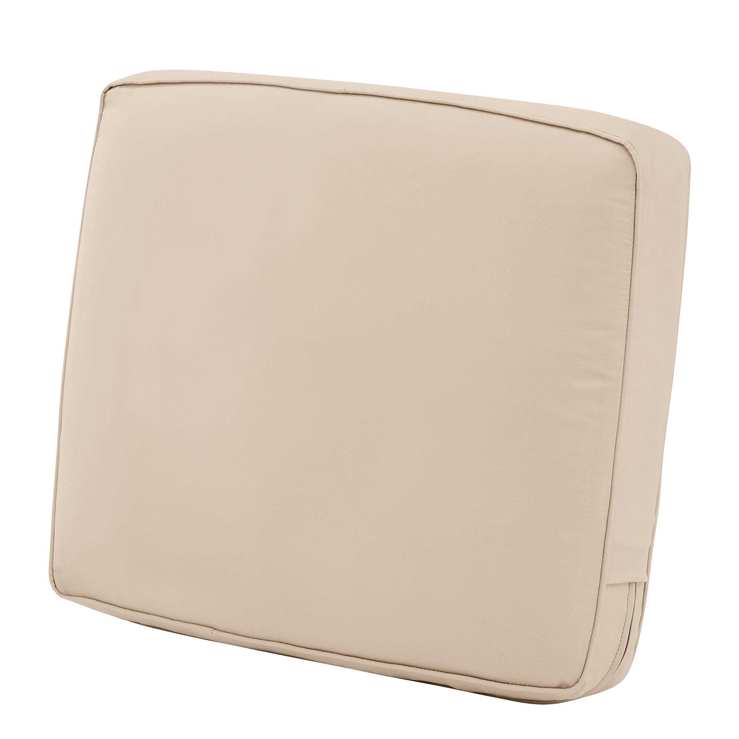 Water-Resistant Patio Lounge Cushion 19x20x4 - Antique Beige for Outdoor Loveseats