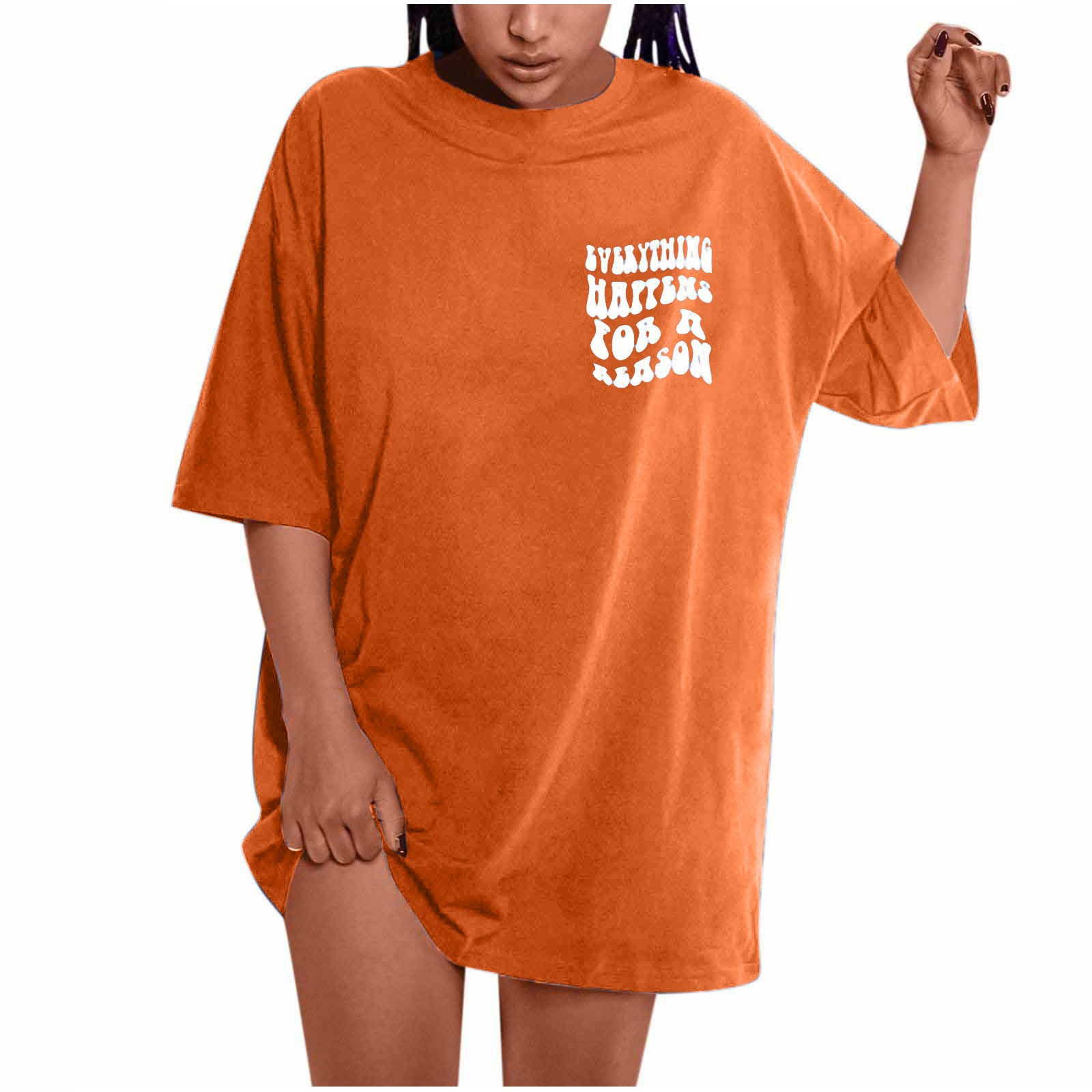 Plus Size Women's Oversized Graphic T-Shirts - Drop Shoulder Short Sleeve Summer Tops | Loose Pullover Tees for Casual & Dressy Outfits | Most Wished for Choice1101 | Perfect for Beach Days, Shopping & Summer Vacations