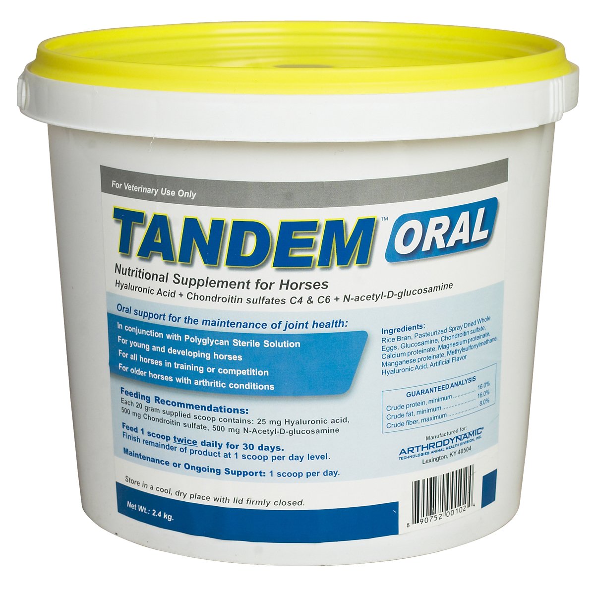 WIM Tandem Oral Nutritional Supplement for Horses - 5.2 lbs Pail | High-Performance Equine Vitamin & Mineral Support | Ideal for Training, Recovery & Show Horses