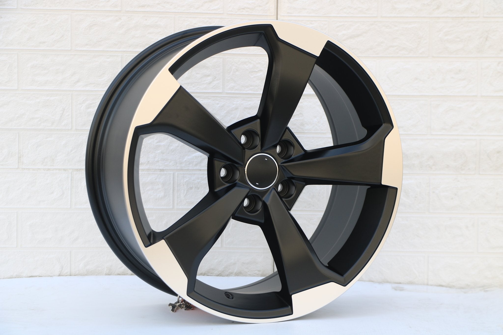 20 Inch Alloy Wheels for Audi A4 A5 A6 A7 A8 Q2 Q3 Q5 Q7 RS5 RS6 RS7 S4 S5 S6 S7 S8 SQ3 SQ5 SQ7 - Premium Replacement Rims for Luxury Cars & SUVs - Perfect for Street Performance & Custom Upgrades