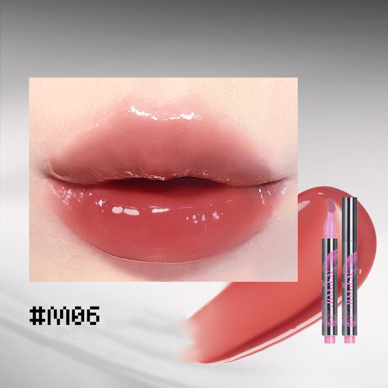 NEIYOU Crystal Clear Lip Gloss Pen - Hydrating Shine with Vitamin E - Perfect for Daily Wear, Parties & Makeup Looks