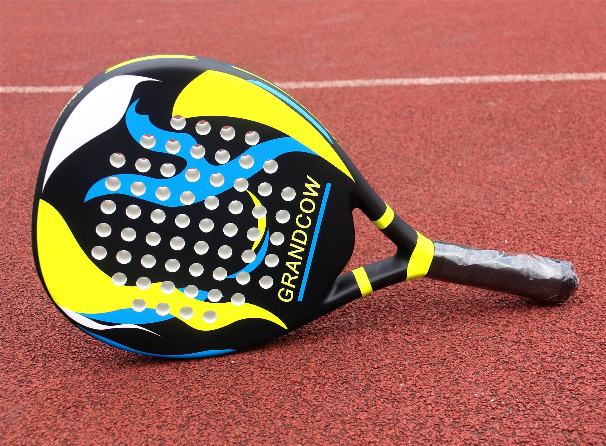 Premium Carbon Fiber Padel Racket - Lightweight Power Tennis Paddle for Paddleball | Perfect for Competitive Matches & Recreational Play