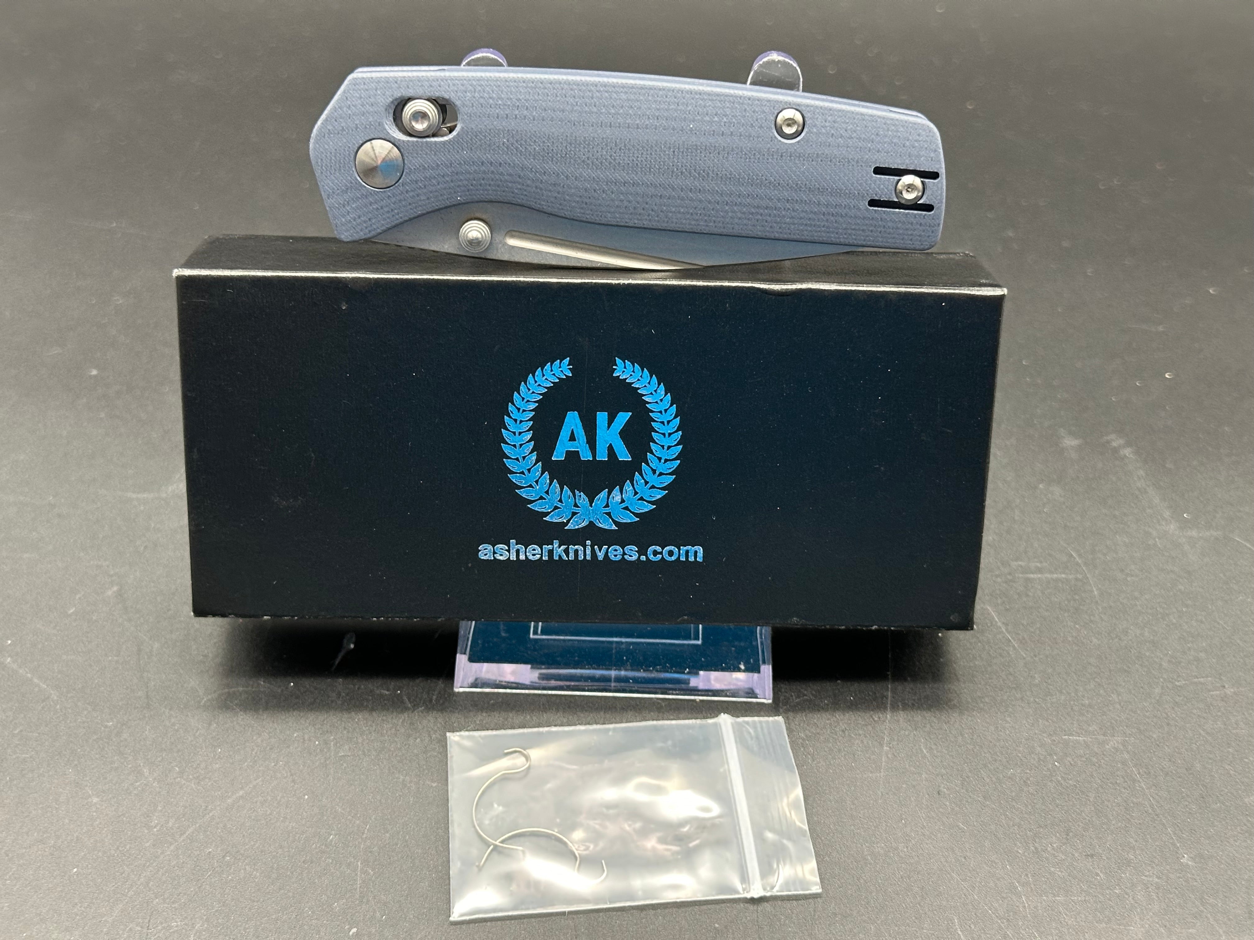 Asher Spiro Crossbar Folding Knife - 3.2