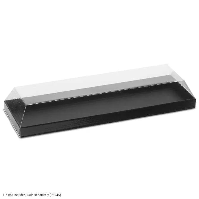 Comatec Caterlux Mini Black Serving Tray - Stylish & Durable for Dining, Breakfast in Bed, or Party Snacks