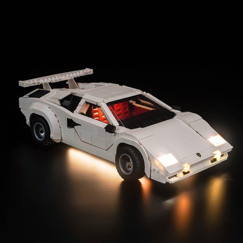 LEGO Lamborghini Countach 5000 Quattrovalvole 10337 Light Kit - LED Lighting Set for LEGO Technic Model Car - Perfect for Display & Nighttime Showcase