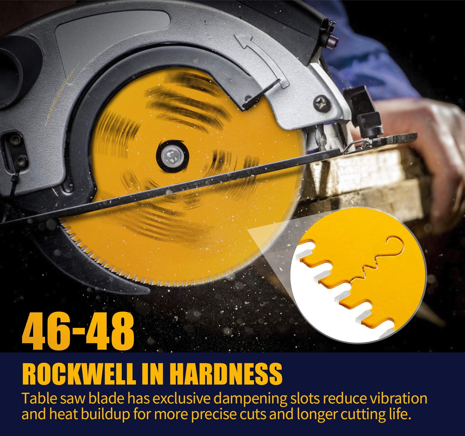 12 Inch 96-Tooth Miter Saw Blade with 1