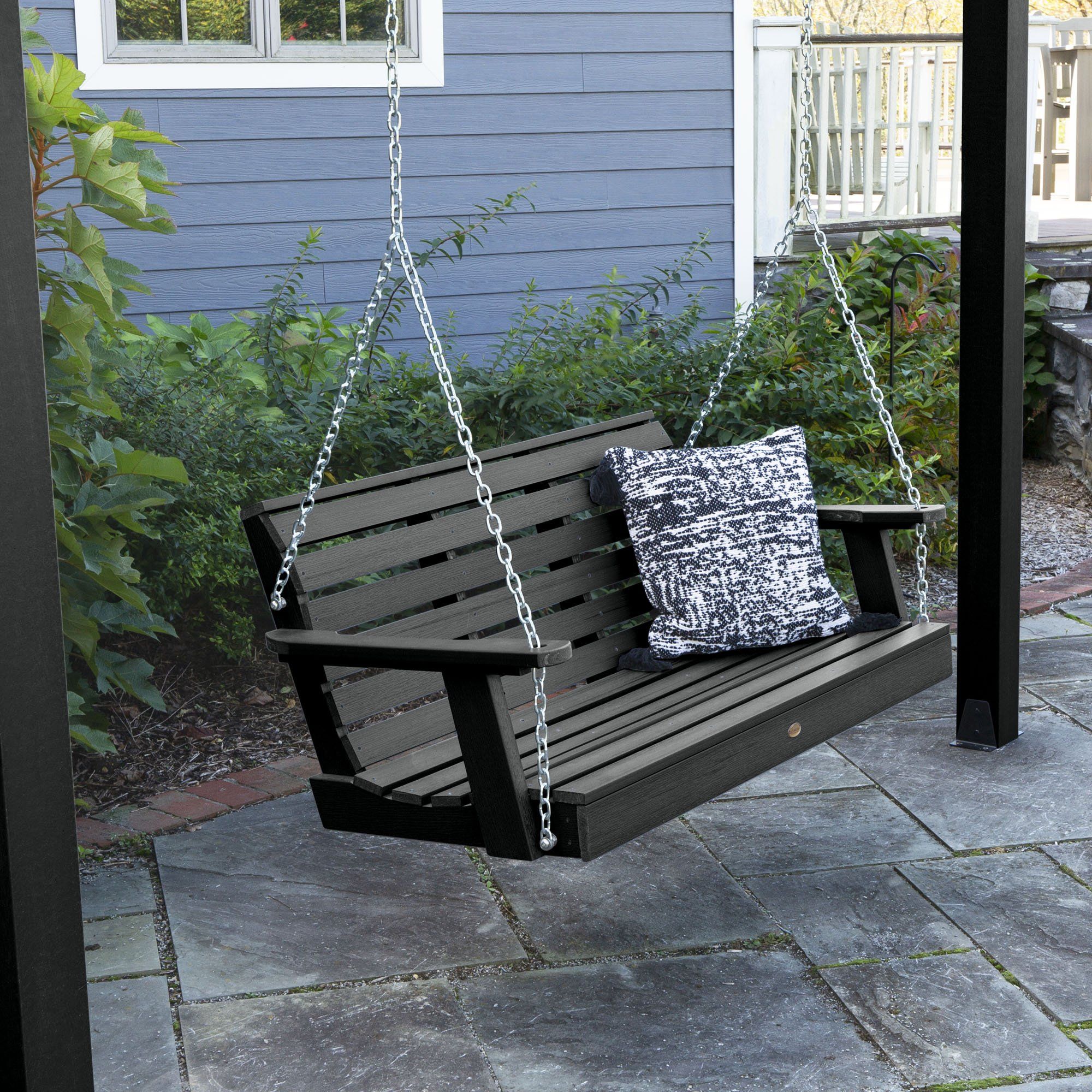 10' x 12' DIY Pergola Kit with 5' Weather-Resistant Porch Swing - Outdoor Patio Garden Backyard Relaxation & Shade Solution