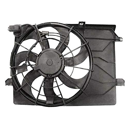 RAREELECTRICAL Replacement Cooling Fan Compatible with Kia Sportage 2011-2016 - Part Numbers 25380-2S550, 253802S550, HY3115137, HY3115146 - Perfect for Engine Overheating Prevention & Summer Driving