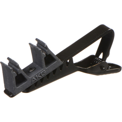 AKG 2544 Z 00030 H401 Professional Tie Clip for Lavalier Microphones - Secure Mic Attachment for Interviews, Presentations & Public Speaking