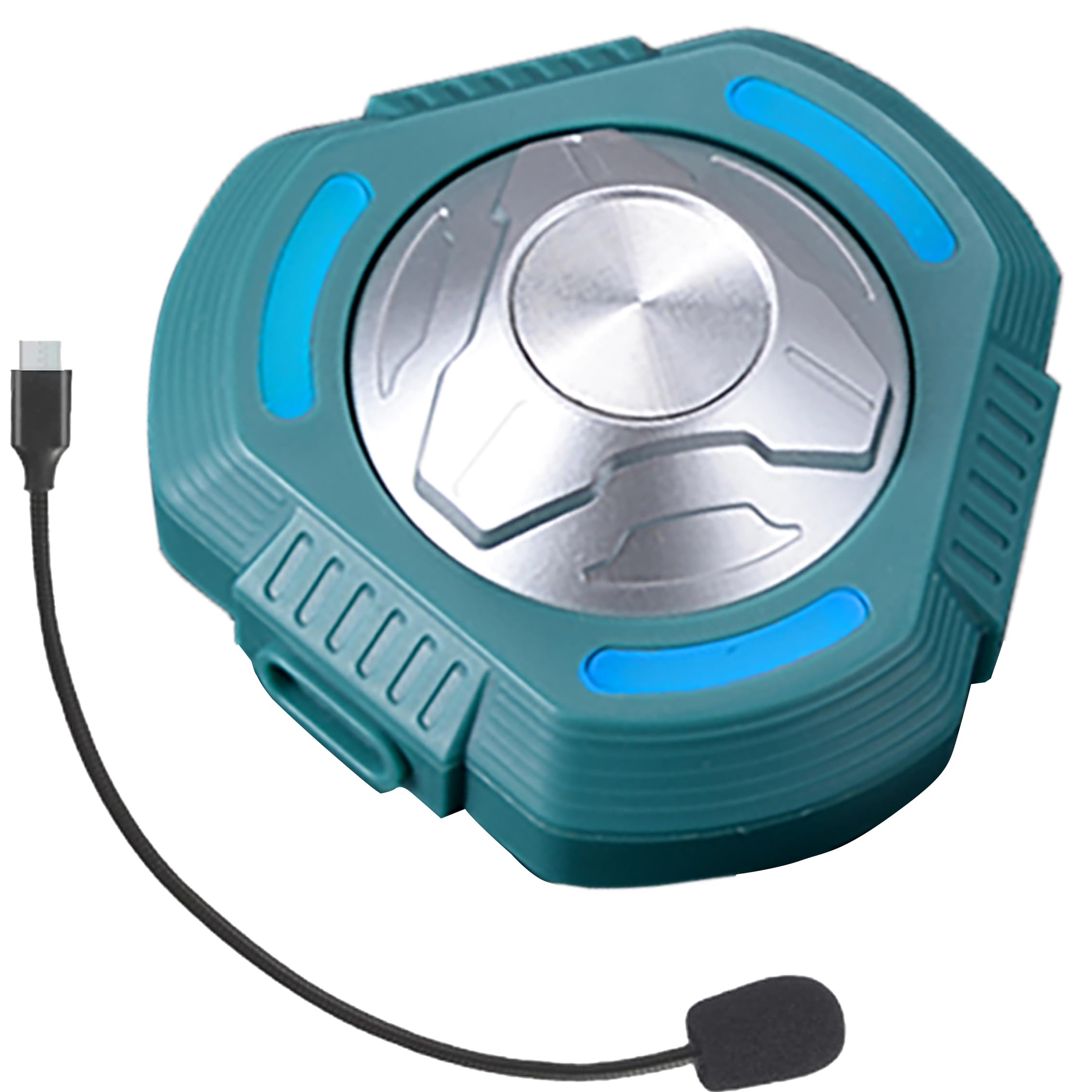 Wireless Motorcycle Bluetooth Helmet Headset with Bone Conduction & DSP Noise Cancellation Mic - IP66 Waterproof, Green - Perfect for Riding, Commuting & Outdoor Adventures