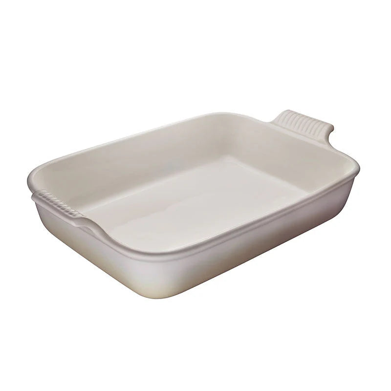 LE CREUSET Heritage 4.7L Rectangular Dish - Premium Stoneware Baking Pan for Casseroles, Roasts & Desserts | Oven, Microwave & Dishwasher Safe | Perfect for Family Dinners & Holiday Meals