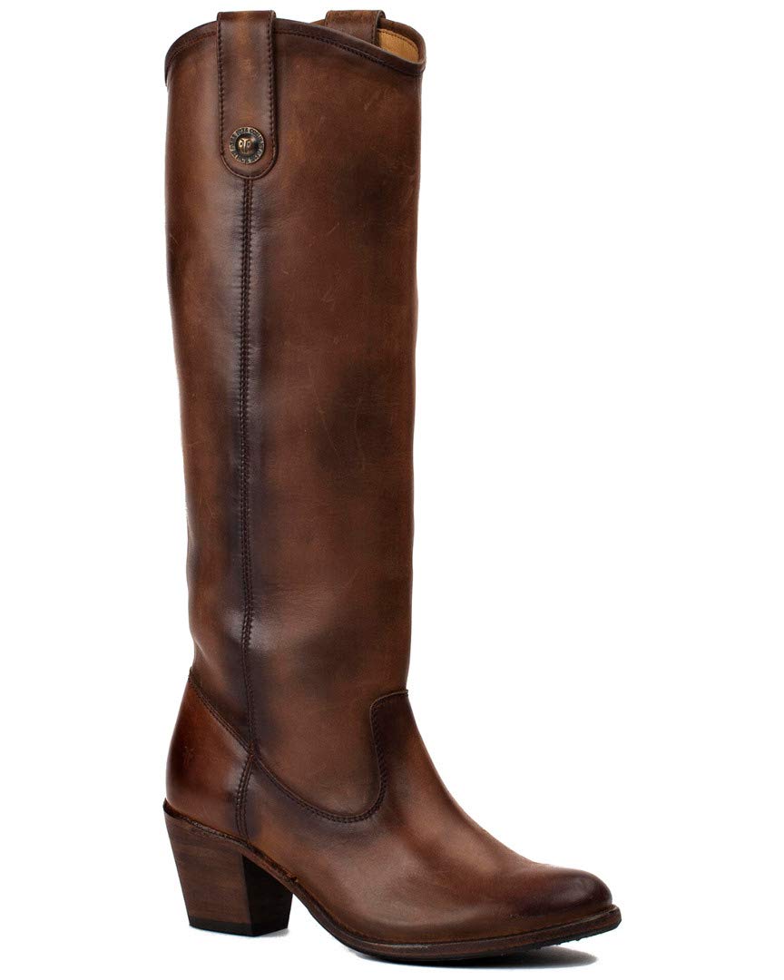 FRYE Women's Jackie Button Boot - Stylish Leather Ankle Boots for Women, Comfortable & Durable - Perfect for Casual Outfits, Work & Fall Fashion