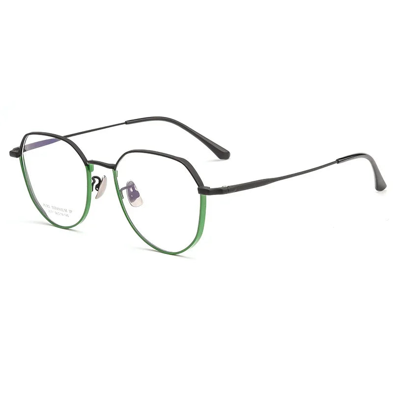 Aror Unisex Full Rim Flat Top Square Titanium Eyeglasses 205149 - Lightweight & Durable Frame for Reading, Work & Fashion (Available in Multiple Colors)