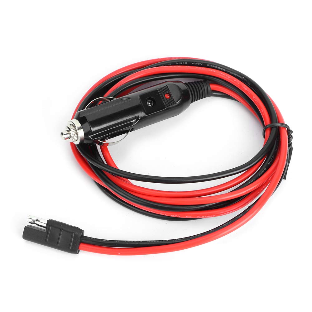 Motorola GM3188 GM3688 GM1280 Two Way Radio Power Cable - 12V DC Cigarette Lighter Charging Cord for Walkie Talkie & Car Radio Accessories - Perfect for Trucking, Construction, and Emergency Communication