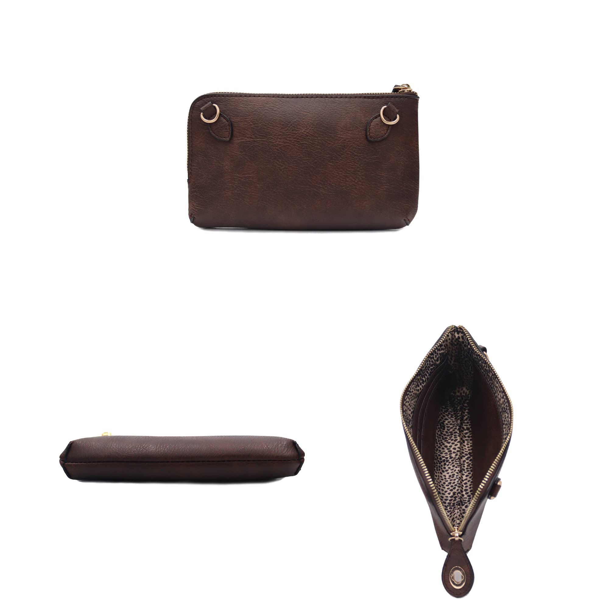 LOVESOME Women's Crossbody Bag - Small Wristlet Clutch for Daily Use & Travel