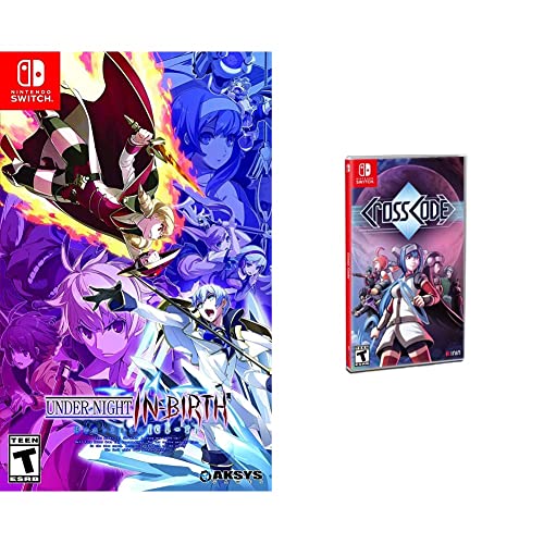 Under Night In-Birth Exe: Late[Cl-R] & CrossCode - Nintendo Switch Games Bundle | Fighting & RPG Adventure for Home & Travel Gaming