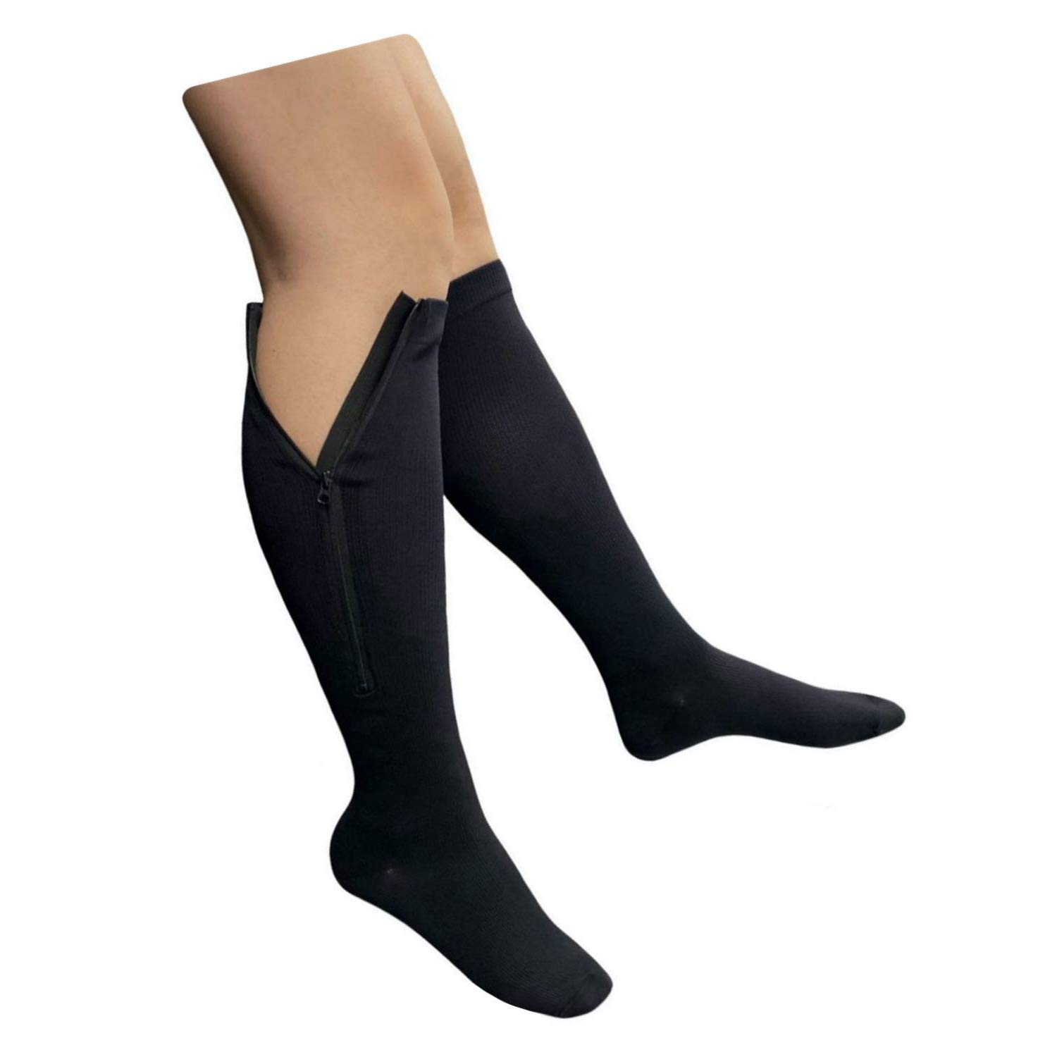 15-20 mmHg Closed Toe Compression Socks for Circulation & Fatigue Relief - Ideal for Travel, Work & Recovery