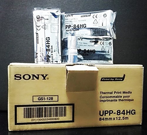 Premium High Gloss Black & White Thermal Paper Rolls (10-Pack) - Compatible with UP-D711 Printer - 104 Prints per Roll - Ideal for Receipts, Labels & POS Systems