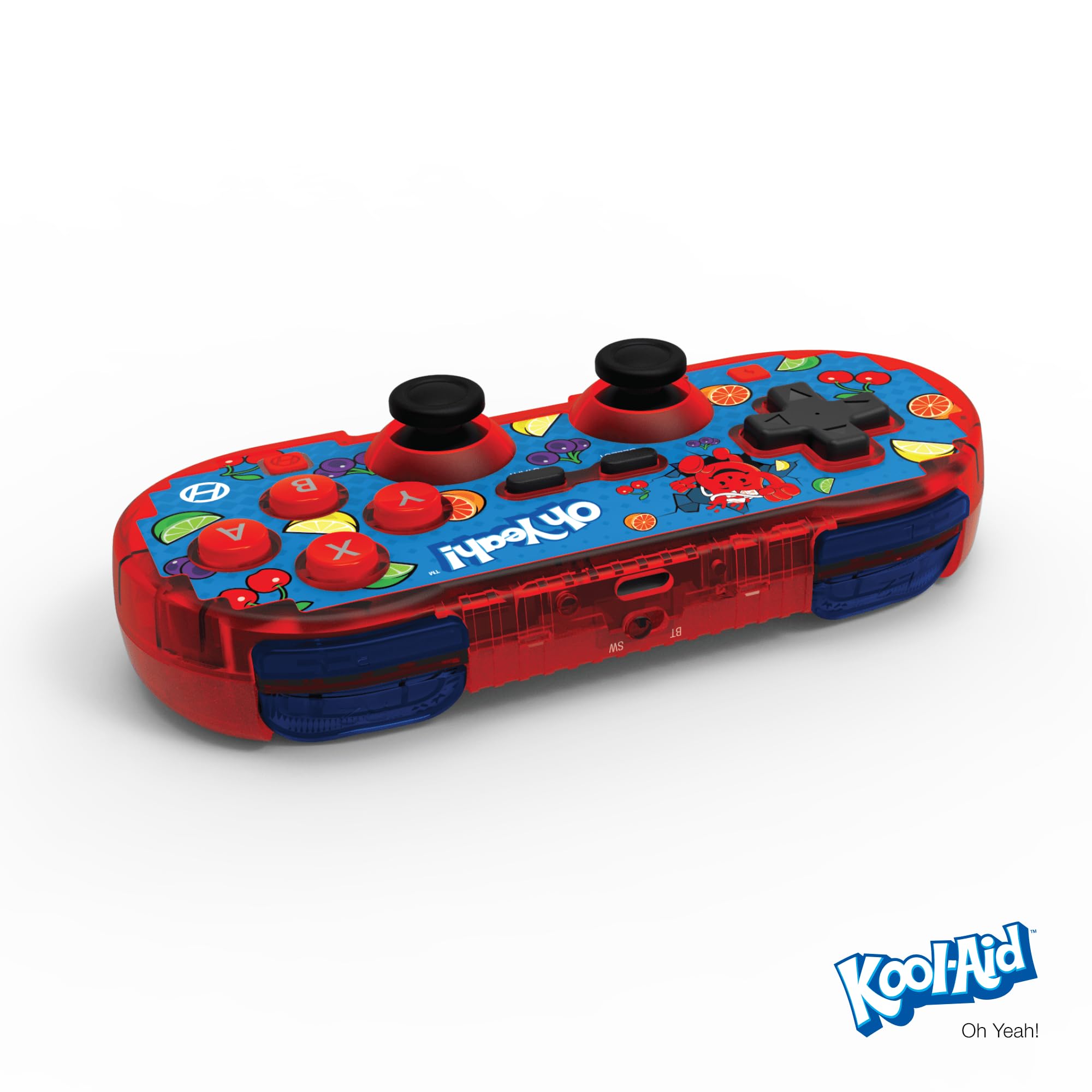 Hyperkin Kool-Aid Pixel Art Bluetooth Controller - Officially Licensed for Nintendo Switch, PC, Mac, Android & iOS - Retro Gaming Accessory for Multi-Platform Play (Oh Yeah) - Perfect for Gamers, Collectors & Nostalgic Enthusiasts