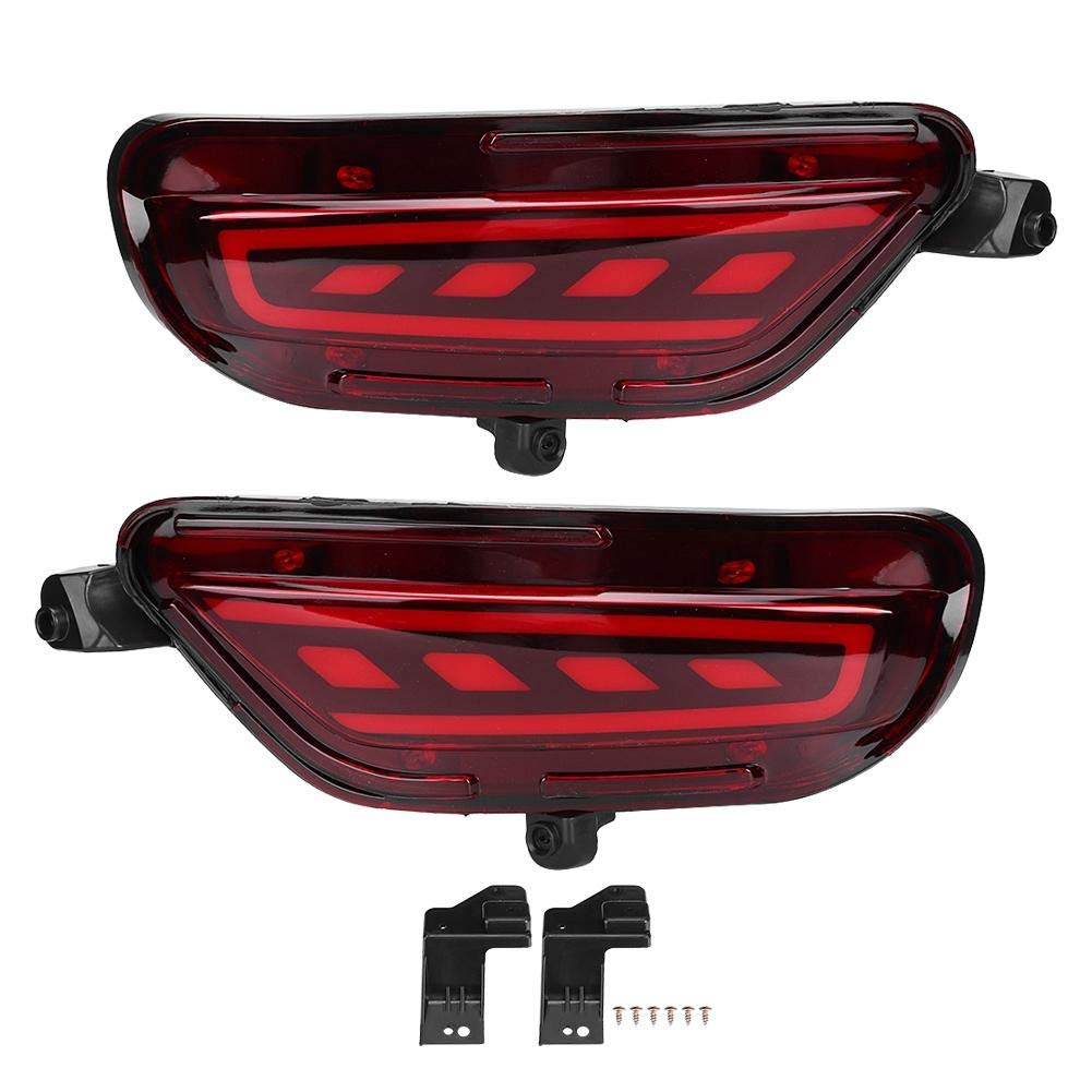 Waterproof LED Rear Bumper Tail Light Brake Lamp for Mazda CX-5 CX5 2018-2019 - Durable Replacement for Enhanced Night Driving Safety