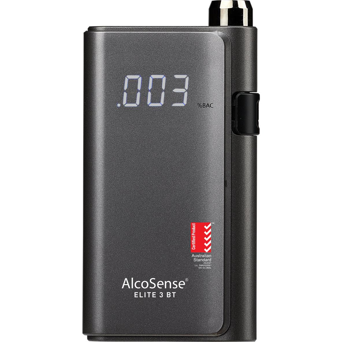 Andatech Alcosense Elite 3 BT Personal Breathalyser - Professional Bluetooth Breath Alcohol Tester for Accurate BAC Measurement | Perfect for Drivers, Workplace Safety & Personal Use