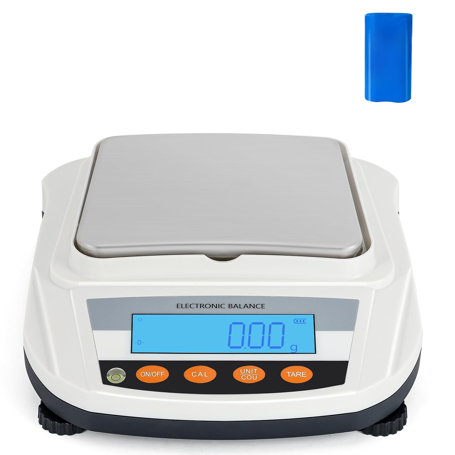 Bonvoisin 3000g x 0.01g Precision Electronic Lab Scale - Rechargeable Digital Analytical Balance for Laboratory, Jewelry, Food & Scientific Measurements | Perfect for Weighing Chemicals, Gold, Coffee & Small Items