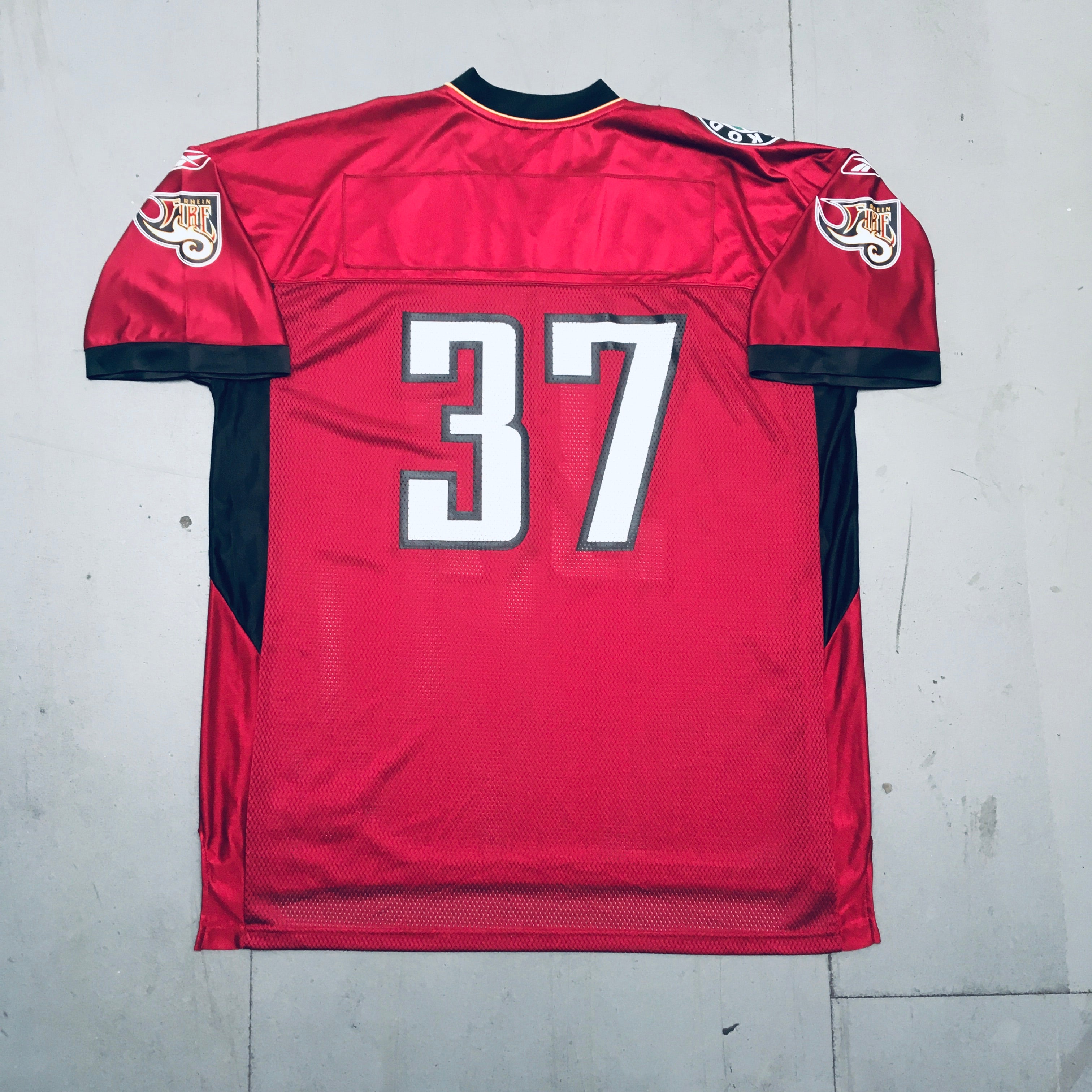 Rhein Fire No. 37 Jersey XXL - Authentic NFL Europe Football Jersey for Fans & Collectors - Perfect for Game Day, Tailgating & Sports Memorabilia Display