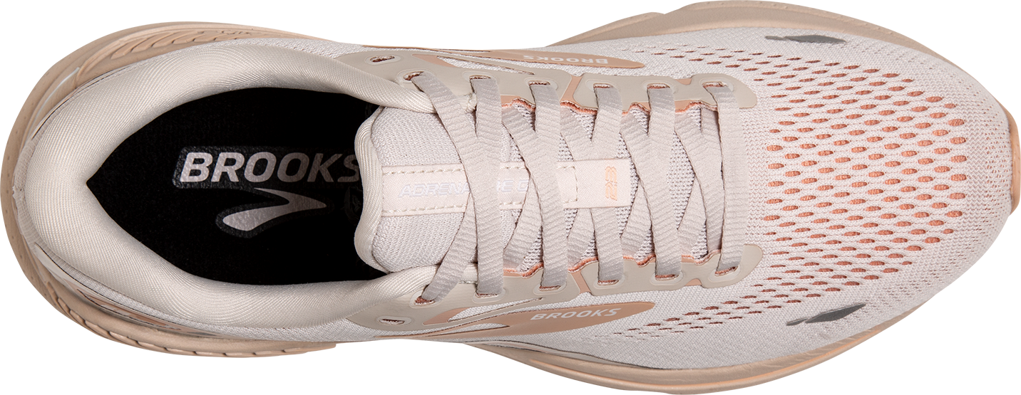 Women's Adrenaline GTS 23 Running Shoes - Lightweight Support for Neutral Pronation, Crystal Grey/Villa/White - Perfect for Jogging, Gym Workouts & Daily Walking