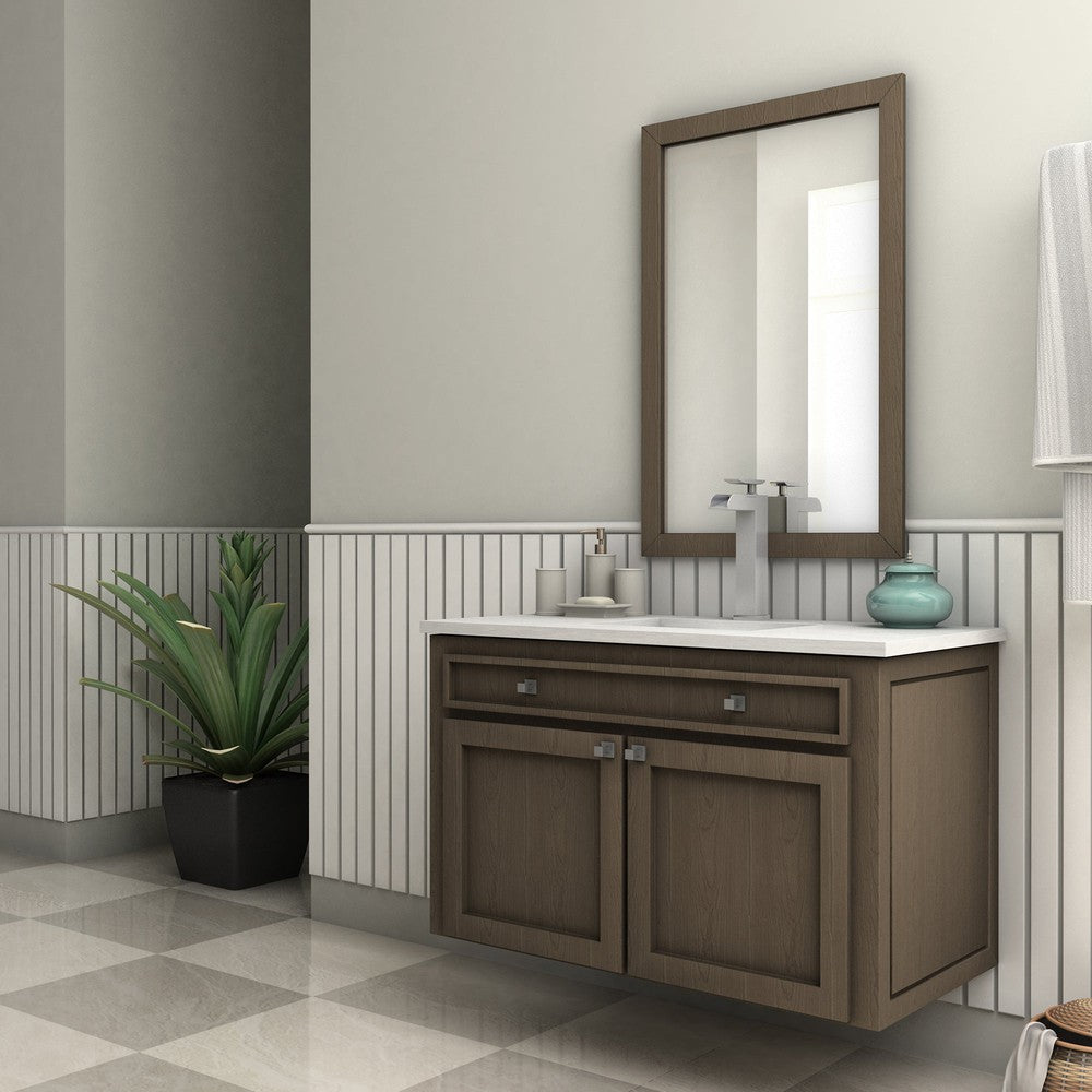 ZLINE Eagle Falls Waterfall Vessel Sink Single Handle Bathroom Faucet in Brushed Nickel - Modern Bathroom Vanity Sink Faucet for Powder Room, Guest Bath & Master Bath Decor